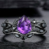 Rings Alloy Geometric Inlaid Sea Blue Diamond Electroplating Women's Fashion Jewelry