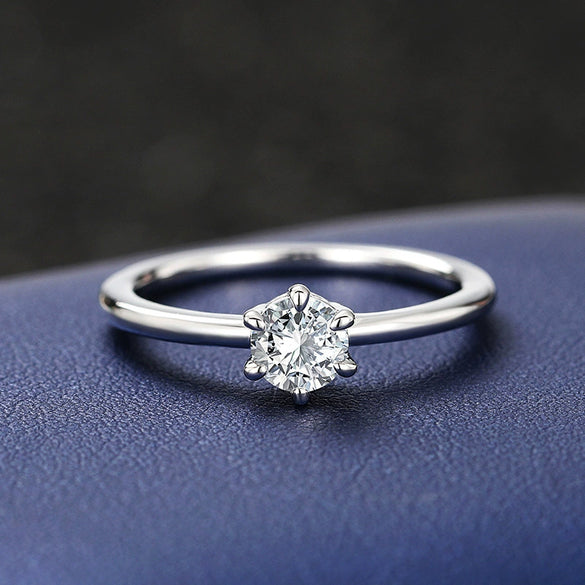 Rings Copper Light Luxury Geometric Zircon Inlay For Women