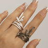 Rings Plastic Resin Sweet Style Bow Geometric Pure Handmade