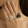 Rings Plastic Resin Sweet Style Bow Geometric Pure Handmade