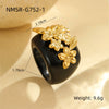 Rings Stainless Steel Geometric Light Luxury Electroplating For Women