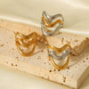 Rings Stainless Steel Titanium Steel Geometric Style Electroplating Niche Design Simple Versatile Hand Accessories