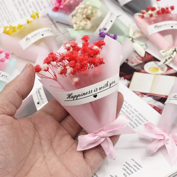 Romantic Pastoral Flower Dried Flower Party Date Festival Bouquet