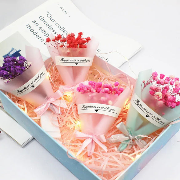 Romantic Pastoral Flower Dried Flower Party Date Festival Bouquet