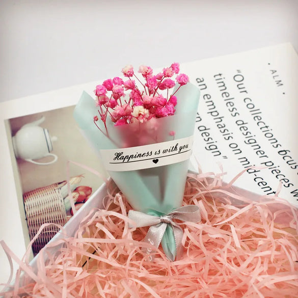 Romantic Pastoral Flower Dried Flower Party Date Festival Bouquet