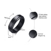 Rotatable Stainless Steel Unisex Ring With Geometric Style And Electroplating Treatment
