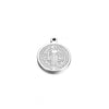 Round Stainless Steel Retro Stereo Handmade Diy Jewelry Pendants With Electroplating