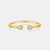 S925 Silver Adjustable Opening Ring With Electroplated Platinum Or 18K Gold For Women Simple Retro Fashion Design