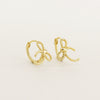 S925 Silver Bow Hoop Earrings For Women Electroplated Elegant Design