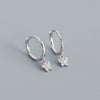 S925 Silver Butterfly Design Electroplated Allmatch Ear Buckle Earrings For Women
