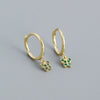 S925 Silver Butterfly Design Electroplated Allmatch Ear Buckle Earrings For Women