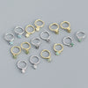 S925 Silver Butterfly Design Electroplated Allmatch Ear Buckle Earrings For Women