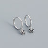 S925 Silver Butterfly Design Electroplated Allmatch Ear Buckle Earrings For Women
