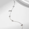 S925 Silver Four Leaf Clover Flower Style Diamond Women's Bracelet