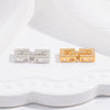 S925 Silver Gold Plated Pearl Horseshoe Buckle Handmade Diy Bracelet Necklace Removable Connecting Buckle
