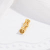 S925 Silver Gold Plated Pearl Horseshoe Buckle Handmade Diy Bracelet Necklace Removable Connecting Buckle