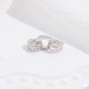 S925 Silver Gold Plated Pearl Horseshoe Buckle Handmade Diy Bracelet Necklace Removable Connecting Buckle
