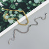 S925 Silver Heavy Metal Tank Chain Allmatch Bracelet With Geometric Style