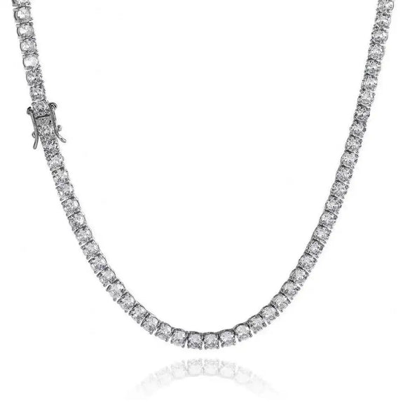 S925 Silver Moissanite Tennis Chain Bracelet And Hip Hop Necklace With Rhombus Geometric Letters Numbers Text Design