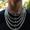 S925 Silver Moissanite Tennis Chain Bracelet And Hip Hop Necklace With Rhombus Geometric Letters Numbers Text Design
