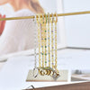 S925 Silver Needle Double Hoop Ear Clips With Diamond For Women Copper Geometric Gold Inlaid Earrings