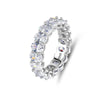 S925 Silver Pigeon Ring Women's Geometric Zircon Ring