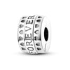 S925 Silver Plated Diy Bracelet And Necklace With Colorful Love Fixed Clip Beads And Dripping Oil Design