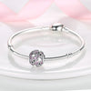 S925 Silver Plated Diy Bracelet And Necklace With Colorful Love Fixed Clip Beads And Dripping Oil Design