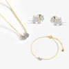 S925 Silver Puppy Earrings With Zircon Inlay And Platinum Electroplating