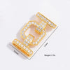 S925 Silver Square Buckle Zirconia Fashion Connection Buckle For Bracelet Necklace