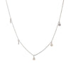 S925 Sterling Silver  Light Luxury Round Necklace Women's All  Match Personalized Gold Short Simple Stacked Clavicle Chain