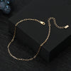 S925 Sterling Silver Adjustable Cross Chain Women's Anklet