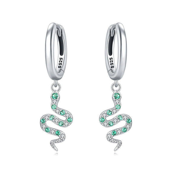 S925 Sterling Silver Animal Zodiac Earrings With Electroplating