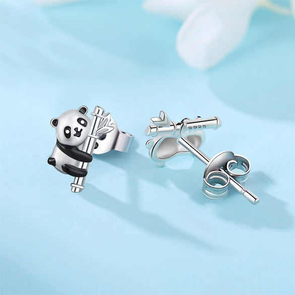 S925 Sterling Silver Animal Zodiac Earrings With Electroplating