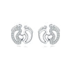 S925 Sterling Silver Animal Zodiac Earrings With Electroplating