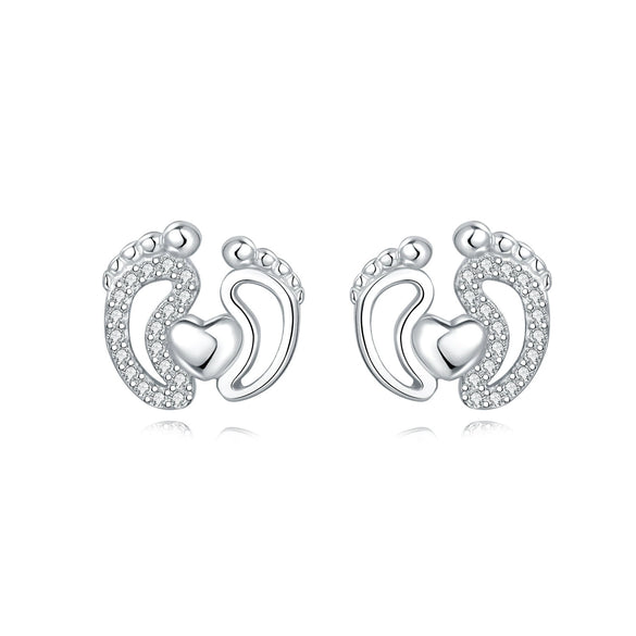 S925 Sterling Silver Animal Zodiac Earrings With Electroplating