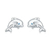 S925 Sterling Silver Animal Zodiac Earrings With Electroplating