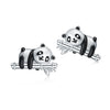 S925 Sterling Silver Animal Zodiac Earrings With Electroplating
