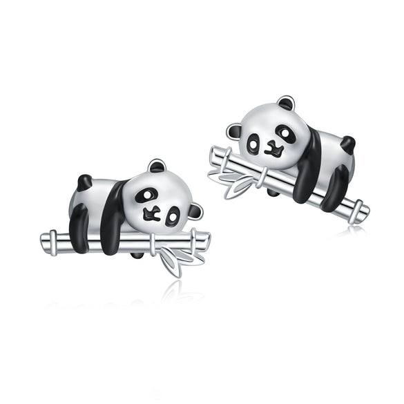 S925 Sterling Silver Animal Zodiac Earrings With Electroplating