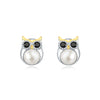 S925 Sterling Silver Animal Zodiac Earrings With Electroplating