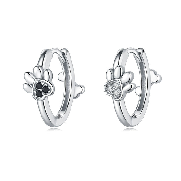 S925 Sterling Silver Animal Zodiac Earrings With Electroplating