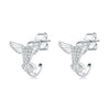 S925 Sterling Silver Animal Zodiac Earrings With Electroplating