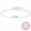 S925 Sterling Silver Anklet With Star Shape And Constellation Pattern Electroplated Jewelry