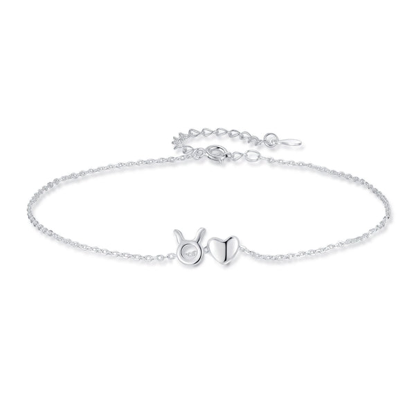 S925 Sterling Silver Anklet With Star Shape And Constellation Pattern Electroplated Jewelry