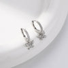 S925 Sterling Silver Bow Earrings Casual Allmatch Style