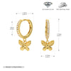 S925 Sterling Silver Bow Earrings Casual Allmatch Style
