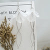 S925 Sterling Silver Butterfly And Bow Tassel Earrings For Women Elegant Light Luxury Floral Shell Drop Earrings
