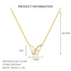 S925 Sterling Silver Butterfly Zircon Fashion Women's Sweet Animal Earrings