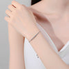 S925 Sterling Silver Champagne Gold Electroplated Constellation Star Pattern Bracelet For Women