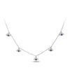 S925 Sterling Silver Demon's Eye Inlaid Zircon Necklace For Women
